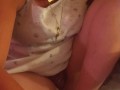 Masturbating To Girl Painting Her Finger Nails With Panty View