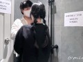 Cheating With My Husband's Friend In Toilet.... He Came On My Hair - Miuzxc / Sex Việt