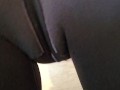 Teen pawg in tight leggings shows off fat ass and cameltoe pov