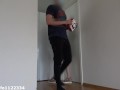 Crazy delivery girl delivered my parcel and a blowjob