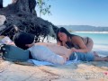 Yiming Curiosity 依鸣 - Naughty Asian Teen Beach Fuck / Chinese amateur WMAF Public Nature Sex