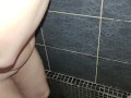 Toilet piss whore filled with yellow piss