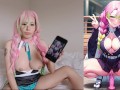 Recreando poses anime hentai uncensored de Mitsuri Demon Slayer con Nyauri1