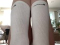 White nike socks