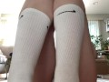 White nike socks