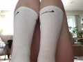 White nike socks
