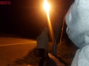 mostrei minha bunda para um estranho no ponto de ônibus