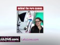 Babe letting her boobs breathe with bra up during behind porn scenes podcast about naked class she teaches - Lelu Love