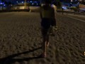 Sexo en la playa pública