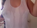 CAMISETA MOJADA: y tú qué harías con mis tetas?