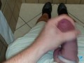 public bathroom tight foreskin masterbation! so much fun !