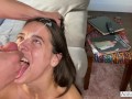 Big Cock Fucks My Pussy And Cums On My Face - BOYFRIEND HAS TO WATCH! - Abbie Maley