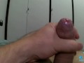 slow foreskin play on uncut tight cock