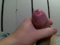 slow foreskin play on uncut tight cock