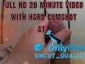 slow foreskin play on uncut tight cock