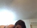 Chubby Goth With Big Bouncing Tits and Big Ass Rides and Bounces On Cock For a Creampie