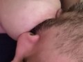 Drinking Sweet Breast milk while Fondling My Cock