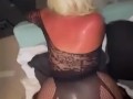 *THAT BOUNCE BACK* Chloe Blacc throws her big juicy booty back on big beautiful BBC