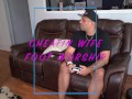 foot worship cheating wife cuckold husband smells feet makes him lick her foot rub all over face
