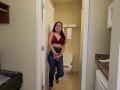 Standing Jeans Pee Practice (3 Urinal, 1 Toilet)
