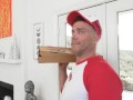 Big Sausage Pizza From The Horny Delivery Guy Results On Hot Oral Before He Give Latina His Sausage!