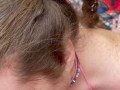 BBW IN BIKINI SUCKS DICK OUTSIDE FOR A EXPLOSIVE CUMSHOT IN MY SOFT SILKY HAIR