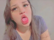 Joi Guided Handjob! Naughty brunette asks for milk