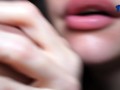 blowjob close-up, she licked my balls