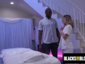 Horny Massage Therapist Creampied By BBC Client - BlacksOnBlondes