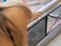 A gostosa da Bruna Carlos pediu pra comer só o cuzinho dela na varanda do hotel e gozei dentro do cu
