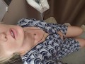 PUBLIC SQUIRT SHOPPING. SOLO. ASMR. BLONDIE CUTE