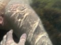 Заснял голую подругу под водой в море