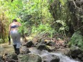 Pinay Outdoor Porn Harvest and Cooking Bamboo Shoots