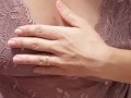 Sharing my wife boobs with strangers - Virtual sex with housewife