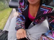 kuřba v lanovce POV, Zuzu má ráda adrenalin