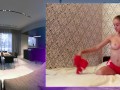 StripVR Alena Fingers herself - you control the experience as she strip and plays with herself