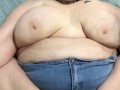 Thick Chubby Hairy Pussy BBW With Big Natural Tits Gets Creampied