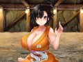 【#02 エロゲー 淫闘ダンジョン(体験版)実況】爆乳女武闘家におっぱいで誘惑され射精してしまったり、爆乳女鬼人にフェラで口内射精してしまっったり・・