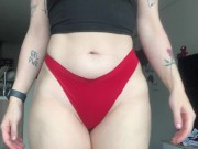 Trying on panties compilation