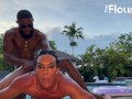 Trailer Aliyah Taylor female bodybuilder has her first ever pool sex session all in ass