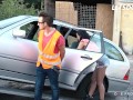 Big Tits Francys Belle Banged Outdoors By Car Mechanic Then Jizzed In Her Mouth - LETSDOEIT