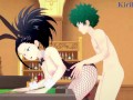 Momo Yaoyorozu and Izuku Midoriya have intense sex in a casino. - My Hero Academia Hentai