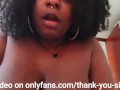 Black stepmom rimming, feet licking and using her huge boobs to wake you up, what a Good Morning