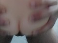 Fuck my new toy, silicone ass
