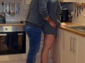 BLONDE MILF GETS BENT OVER THE KITCHEN COUNTER