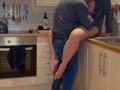 BLONDE MILF GETS BENT OVER THE KITCHEN COUNTER