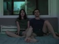 Hot teen friends get horny watching a movie and can't resist fucking - Amateur sex