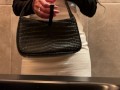 Sexy girl sucks cock in the toilet of a night bar in Paris. LOVENSE LUSH CONTROL PUBLIC