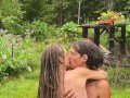 Couple making love in the summer rain - RosenlundX - Vertical HD 60fps