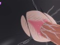 Blonde girl in black stockings gets fucked by her boyfriend | Hentai Uncensored 1080p